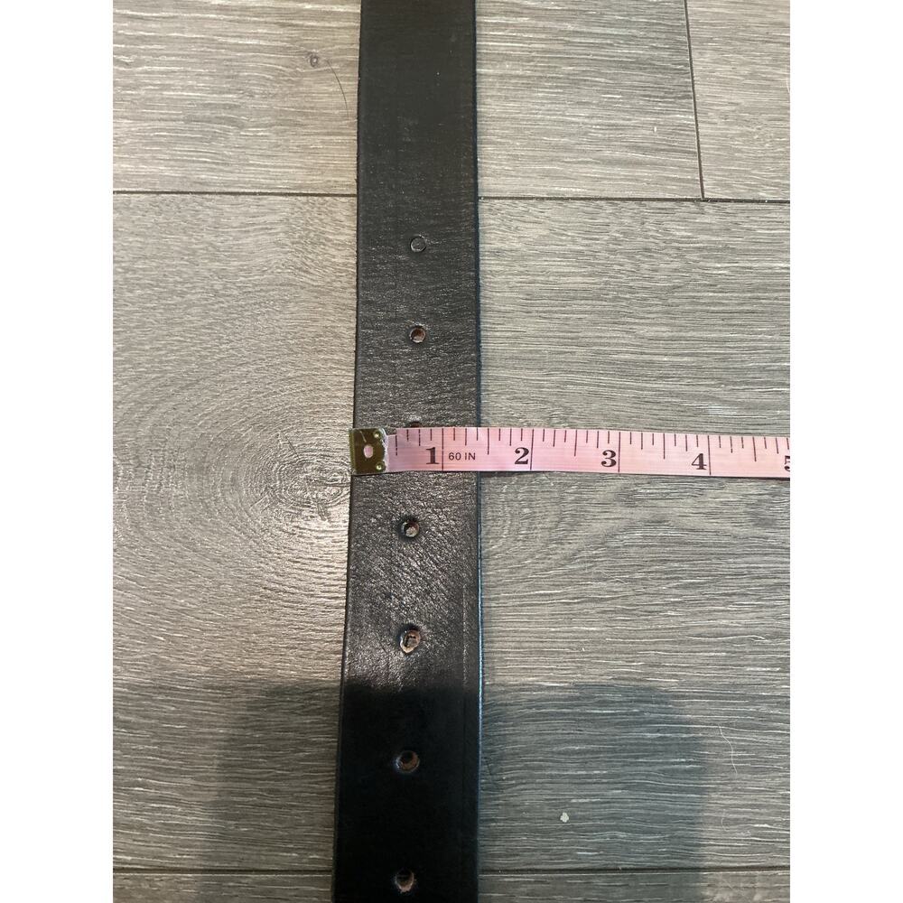 United State Marine Corps Black Leather Belt Mens Medium 45" Military Uniform - Picture 5 of 5